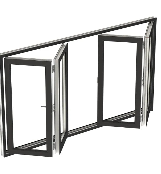 Aluminum BiFolding Window 72"W x 36" Center Opening