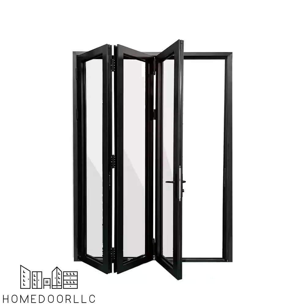 Aluminum Bifold Door 72″Wx80″H – OUT SWING FROM EXTERIOR VIEW Bifold