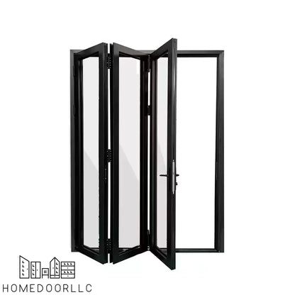 Aluminum Bifold Door 72″Wx80″H – OUT SWING FROM EXTERIOR VIEW Bifold